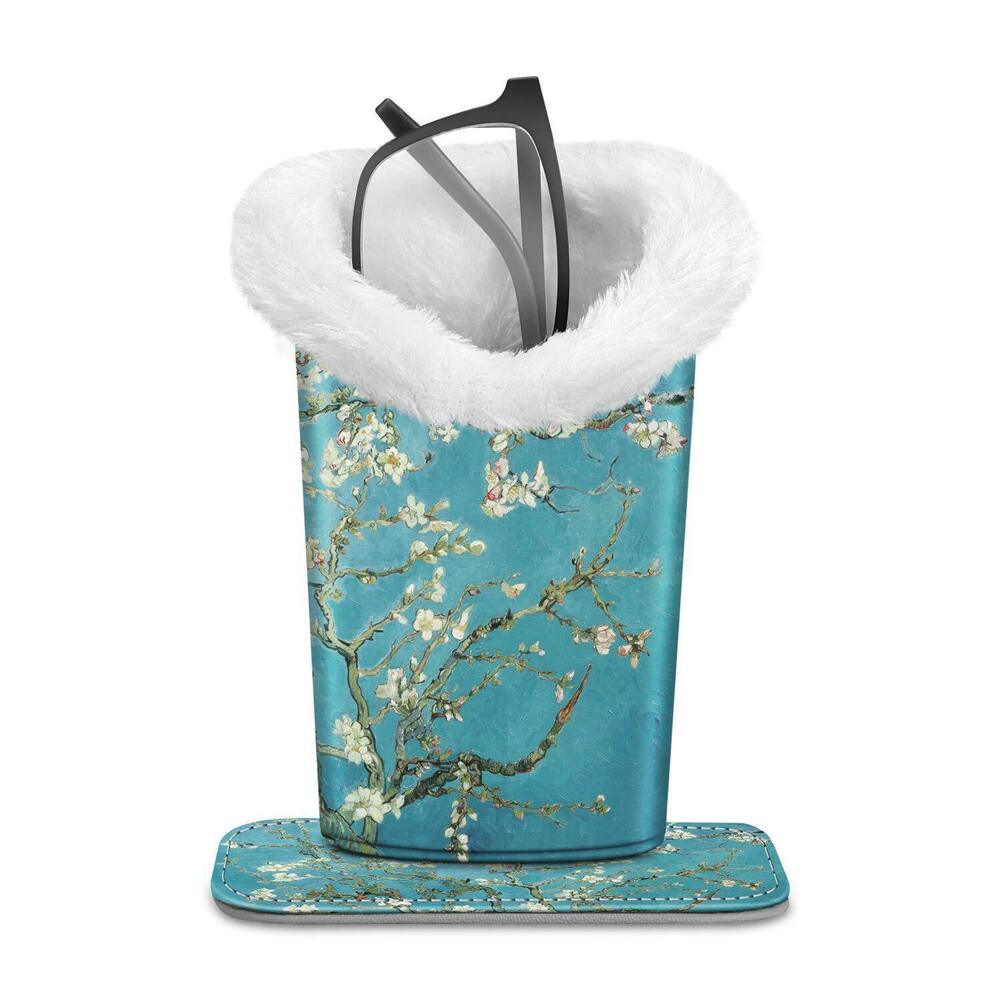 6373 Plush Lined Eyeglasses Holder, Glasses Stand Case, Anti-scratch